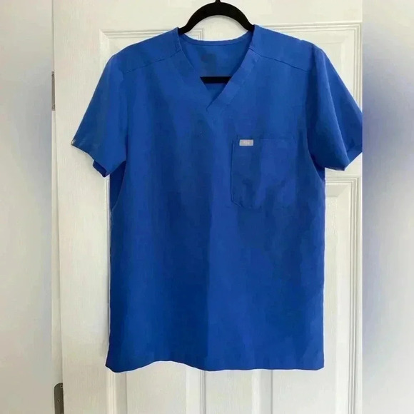 Figs Scrub Set blue Catarina scrub top and Zamora joggers size XS - Picture 1 of 5